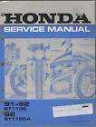 1991 92 HONDA MOTORCYCLE ST1100/A SERVICE MANUAL