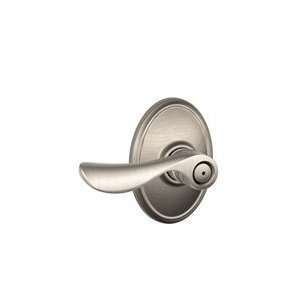   F40 619 Satin Nickel Privacy Champagne Style Lever with Wakefield Rose