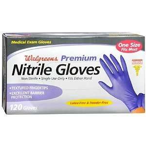  Glove, Exam, Nitrile, Pf, One size,  Health 