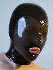   Hood rubber mask 5 pannel form fitting many sizes perforated eye 2