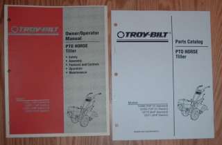 TROY BILT 1992 HORSE OPERATORS SERVICE & PARTS LIST 2  
