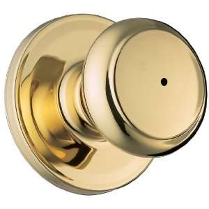  Weiser Lock GA331T3 Polished Brass Troy Troy Privacy Door 