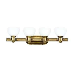  31 Wellesley Vanity Light Finish Aged Brass