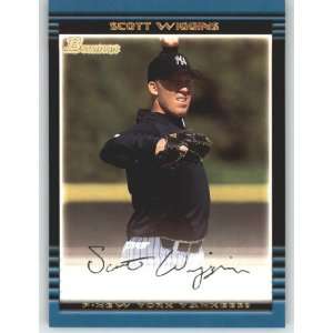  2002 Bowman #220 Scott Wiggins RC   New York Yankees (RC 