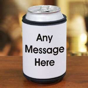  Block Message Can Wrap Koozie
