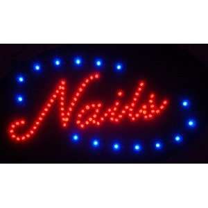    NAILS Monocolor Window Display LED Message Sign Electronics