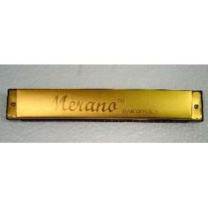  Merano CHA24 Key of C 24 Hole Harmonica   Golden Musical 