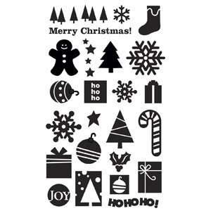  MM   Foam Stamps   Holiday