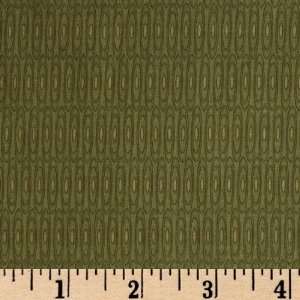  44 Wide Victoria Geometric Dark Green Fabric By The Yard 