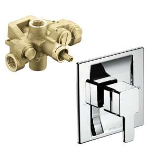 Moen T3711 3510 90 Moentrol Tub and Shower Trim Kit with Lever Handle 