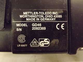 Mettler Toledo Model# ID5 Multirange Scale Control Unit  