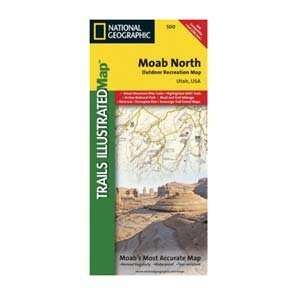    National Geographic Moab North Map   Utah