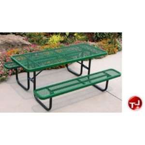   158, 48 Heavy Duty Steel Picnic Dining Table