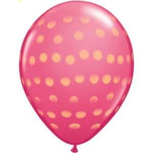   Mayflower Balloons 10070 11 Polka Dot Asst Latex Patio, Lawn & Garden