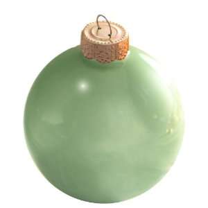 Shale Green Ball Ornament   4 Shale Green Ball Ornament  