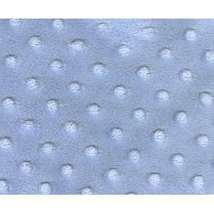  ON SALE Minky Dot Blue Fabric by the Yard Arts, Crafts 