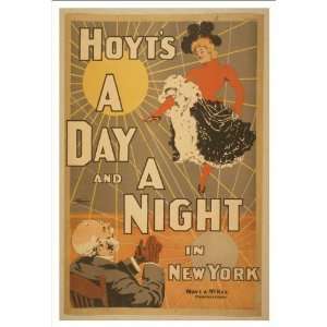Historic Theater Poster (M), Hoyts A day and a night in New York 