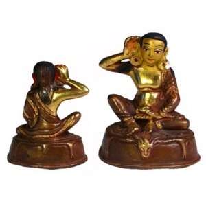  Tibetan Buddhist Milarepa Statue  4 Inches Everything 