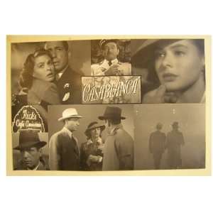  Casablanca Poster Collage Humphrey Bogart 