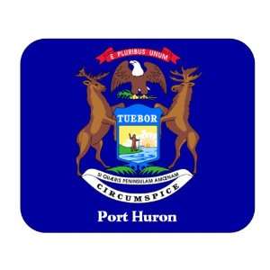  US State Flag   Port Huron, Michigan (MI) Mouse Pad 