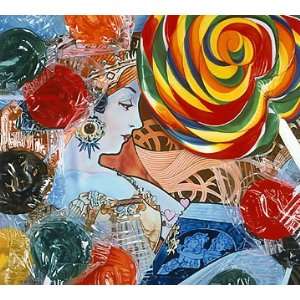  Joseph Michetti   Lady and Lollipops Canvas Giclee