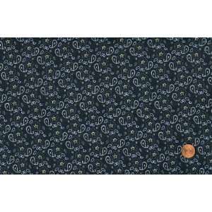  Michael Miller Bandana Ditzy Navy Cotton Fabric By the 