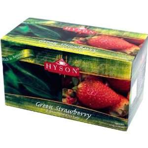 HYSON Filter Bag Green Tea, Strawberry Grocery & Gourmet Food