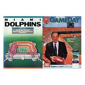 Miami Dolphins Joe Robbie Stadium Dedication Commemorative Program 