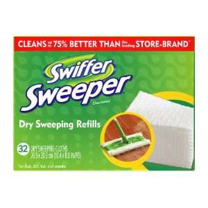  Swiffer Sweeper Dry Cloth Unscented Refill, 32 Count 