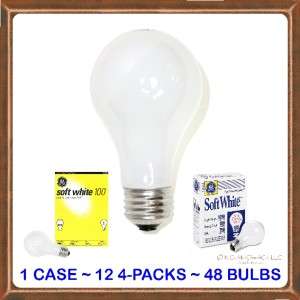 48~100 watt GE® Soft White Incandescent Light Bulbs 043168900096 