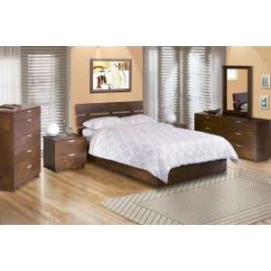  MFI / Nexera 400038   Nocce 6 Pc. Full Bed Bedroom Set 