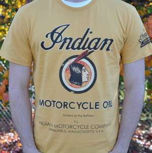 Indian Motorcycle Vintage Oil Can Short Sleeve T Shirt   2862307 