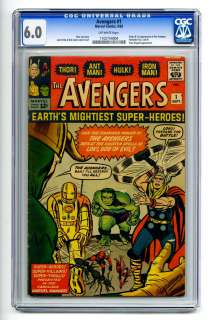   CGC 6.0 Iron Man Thor Hulk Ant Man Lee Kirby Marvel Silver Age Comic