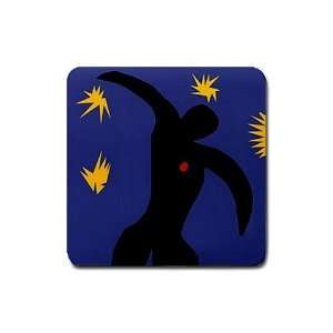 Icarus Matisse Rubber Square Coaster (4 pack)  Kitchen 