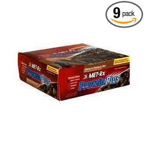  MET RX Protein +Bar, Chocolate Chunk, 50 gr (pack of 9 