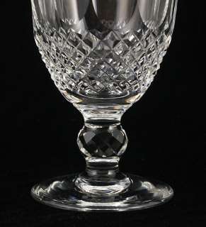 WATERFORD COLLEEN CUT CRYSTAL CLARET WINE GLASSES  