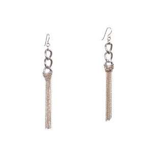  Nickel Free Gold and Silver Strand Samantha Earrings 