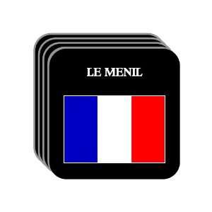  France   LE MENIL Set of 4 Mini Mousepad Coasters 