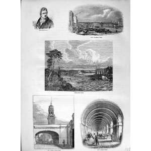  C1890 Menai Bridge Arch London Thames Tunnel Southwark 