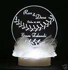 Personalized Acrylic Wedding Cake Tops, Memorials items in rc.holdings 