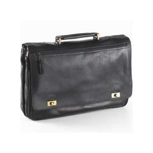  Clava Leather Vachetta Turn Lock 15 Laptop Briefcase in 