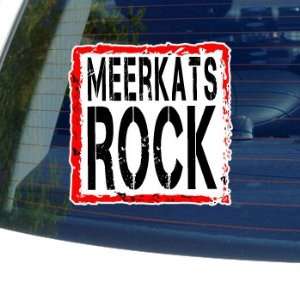  Meerkats Rock   Window Bumper Laptop Sticker Automotive