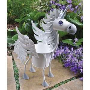 Virginia the Unicorn indoor or outdoors (garden) décor plant stands 