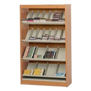 Texwood 60H Induro™ Wood / Steel Multi Media Starter Shelving 