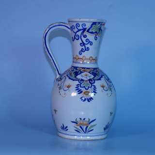 polychrome Makkum floral Ewer  