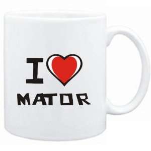  Mug White I love Mator  Languages