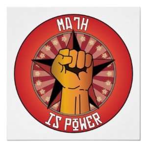  Math Is Power Posters