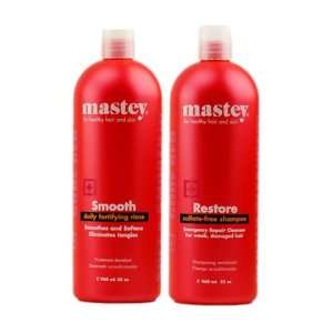  Mastey Restore Shampoo 32oz + Smooth Rinse 32oz (Duo Set 