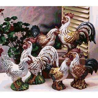  Intrada CAM9119 Rooster Antique White 16 Inch H