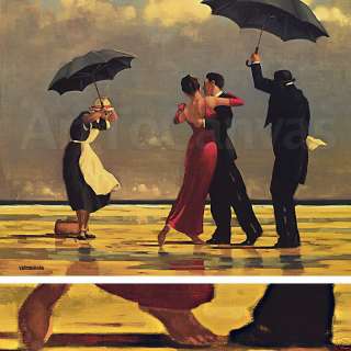 34x27 THE SINGING BUTLER JACK VETTRIANO DANCING CANVAS  
